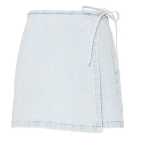 BLANK NYC Don't You Know Denim Mini Skort - Size 29 - NWT - Picture 5 of 10